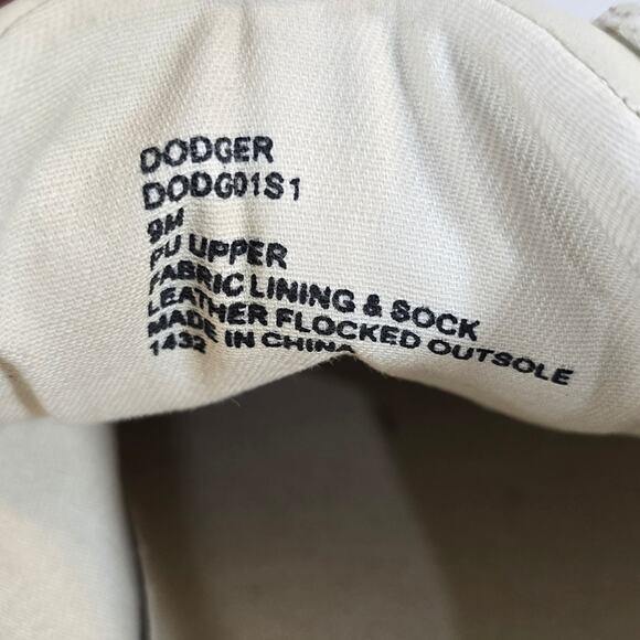 L Steve Madden Dodger Sneaker Women's Cream Beige Size 9 Neutral Vintage Vibe - Picture 8 of 8